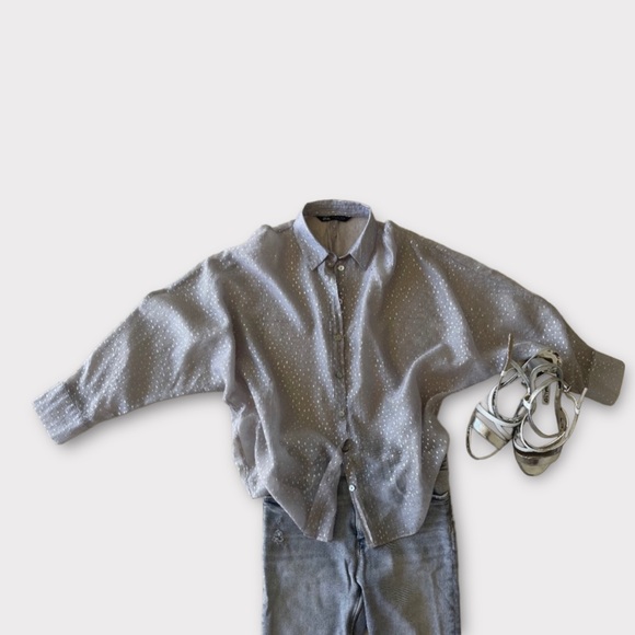 Zara Tops - Zara Oversized Button Shirt
